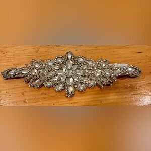 Elegant Silver Crystal Hair Band